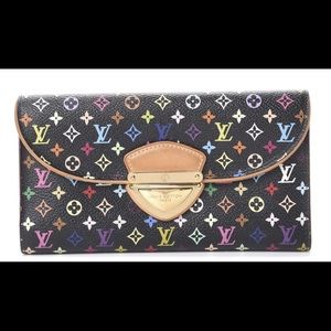 LV authentic monogram multicolor Eugenie Wallet